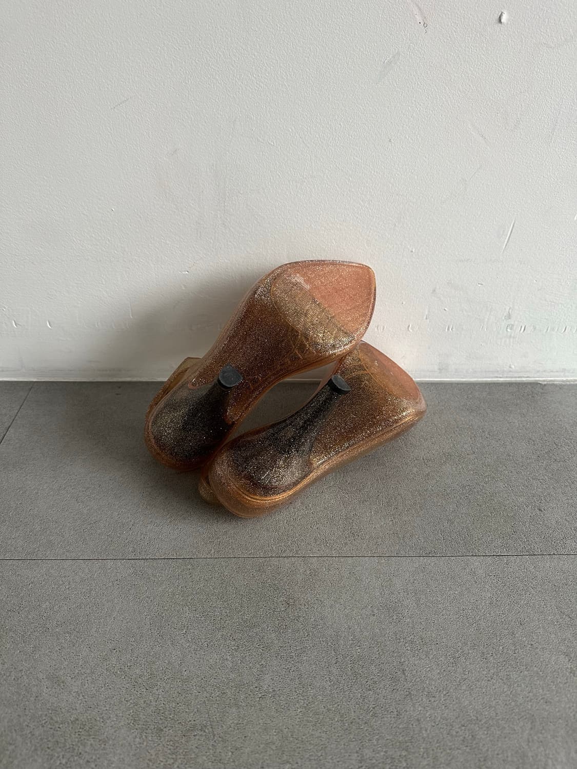 비비안웨스트우드 글리터 젤리 슬링백 힐 상품이미지5