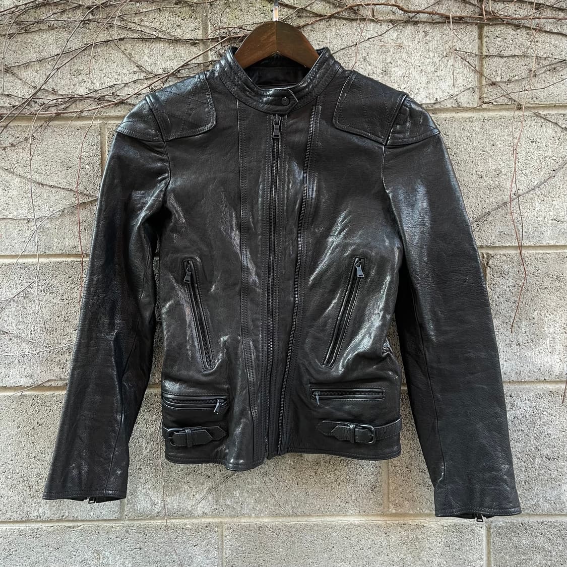 [XXS] 닐바렛 램레더 바이커 자켓 상품이미지1