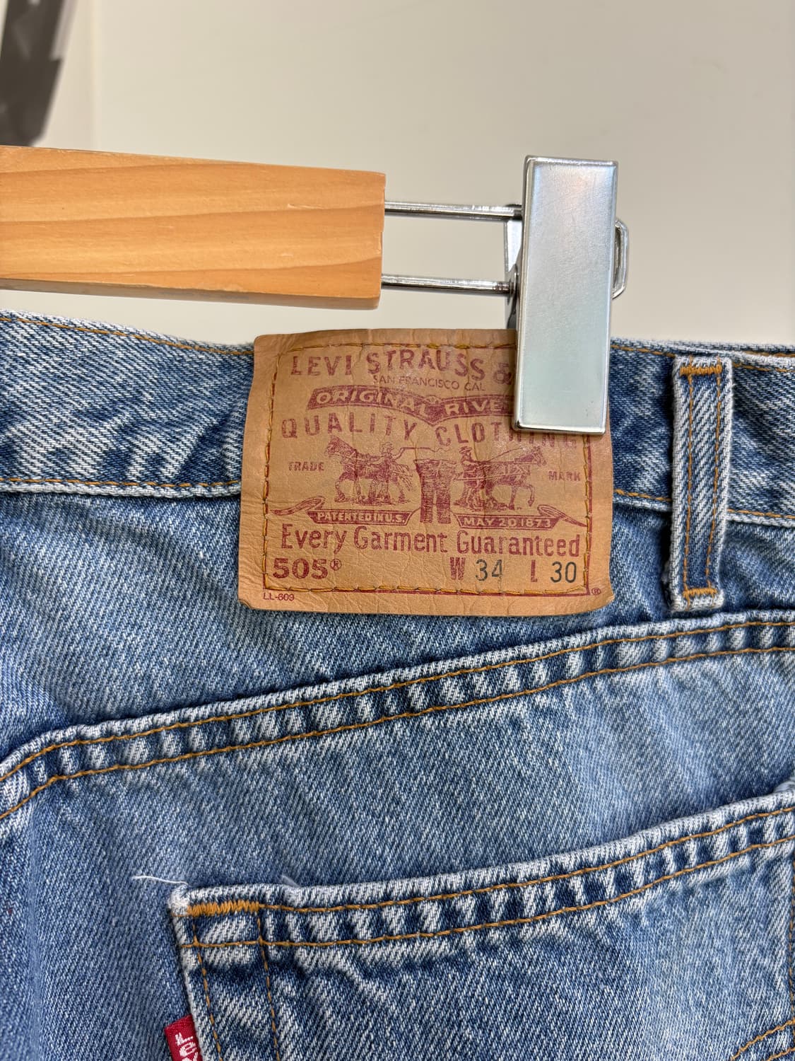 90's LEVIS 505 (Made in USA) 데님팬츠 상품이미지6