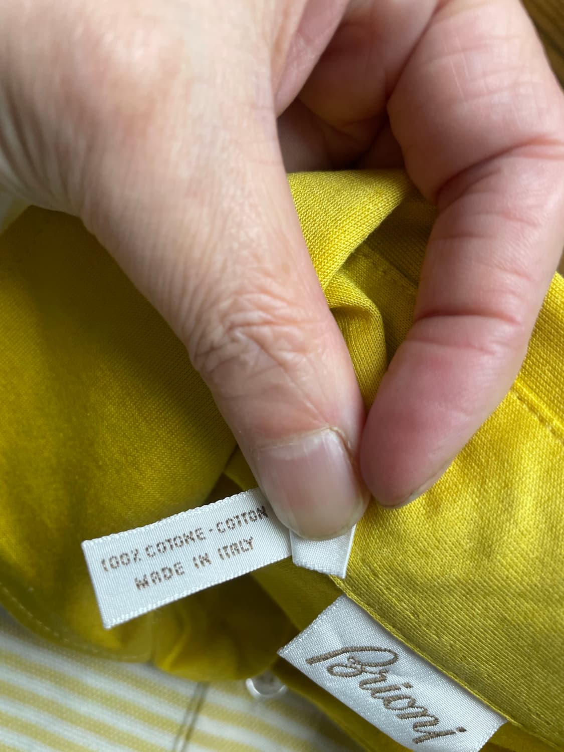 브리오니 옐로우 티셔츠 상품이미지3