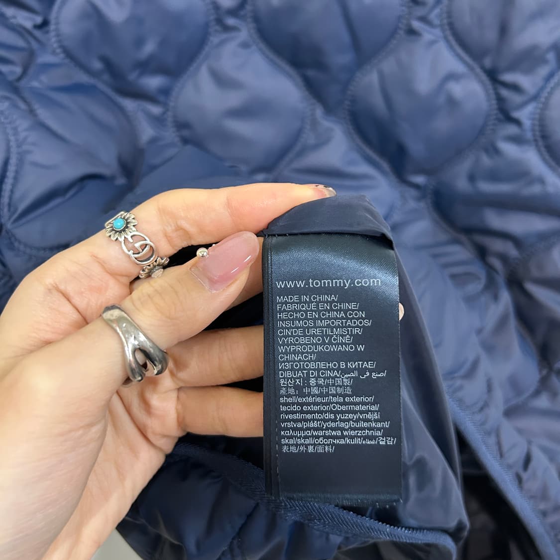 타미힐피거 여성 퀄팅 점퍼 S 상태최상 상품이미지4