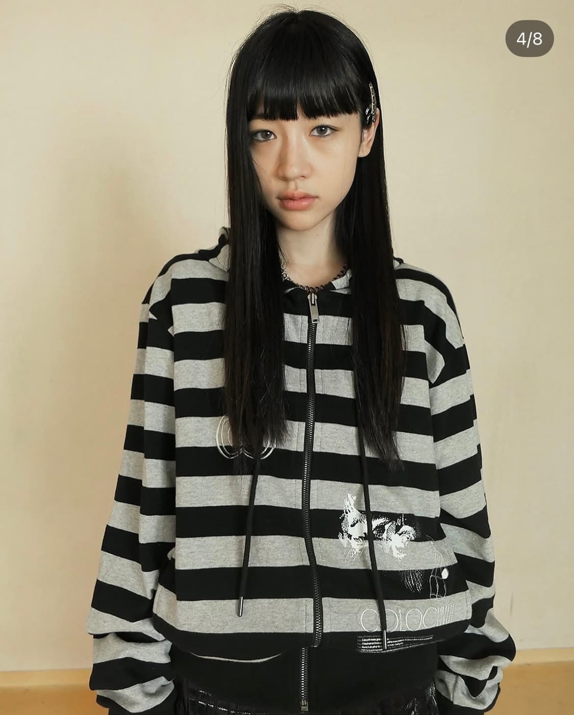 콜로신스 24 Teddygirl Hoodeed Zip-Up 상품이미지2