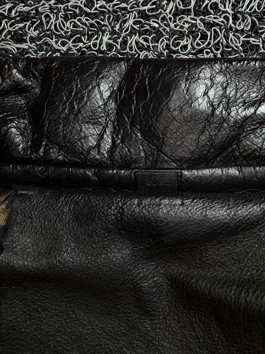 아카이브 빈티지 카우하이드 레더 봄버 자켓 브라운 1904 상품이미지3