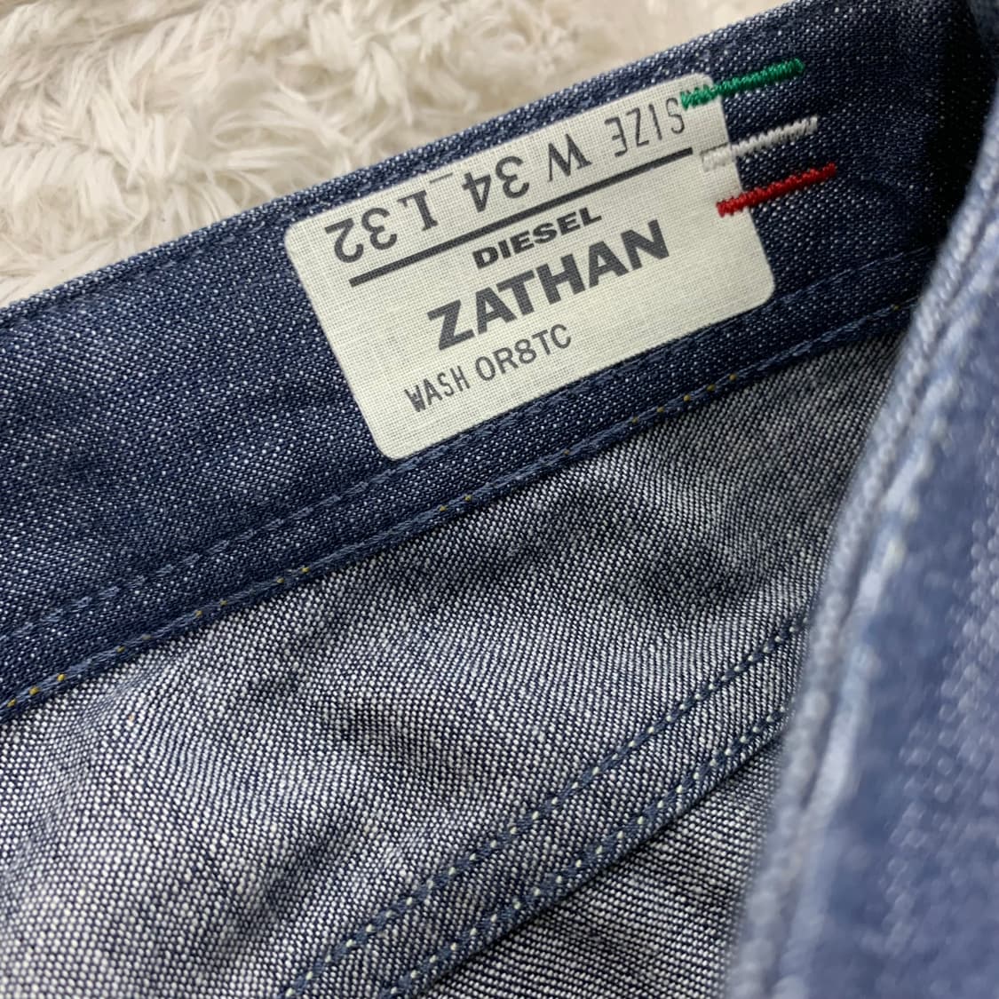 DIESEL ZATHAN 디젤 플레어 부츠컷 데님팬츠 34 상품이미지5