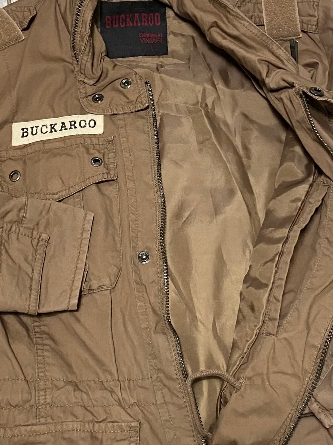 버커루 오리지널 빈티지 야상 자켓 100사이즈 상품이미지5