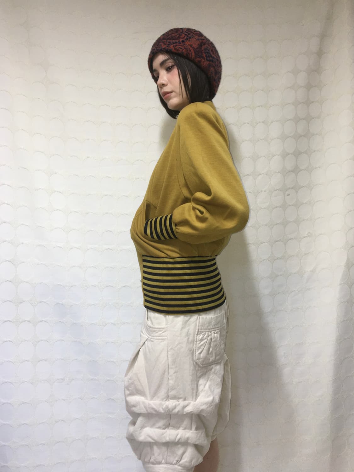 남녀공용 vintage 울 나폴레옹 재킷 상품이미지2