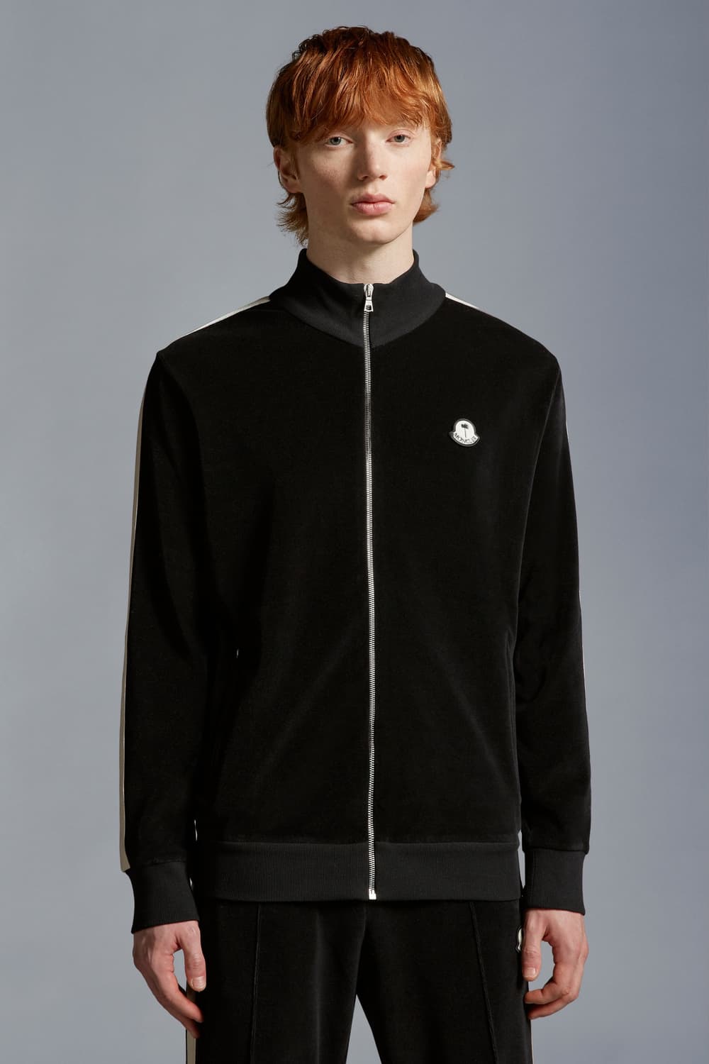 정품 몽클레어 팜엔젤스 벨벳 로고 자켓 상품이미지2