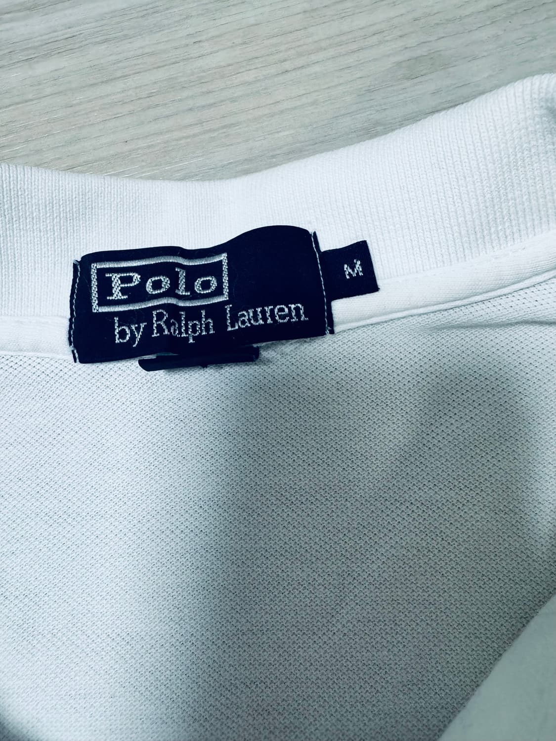 폴로 랄프로렌 화이트 카라티 M 상품이미지3