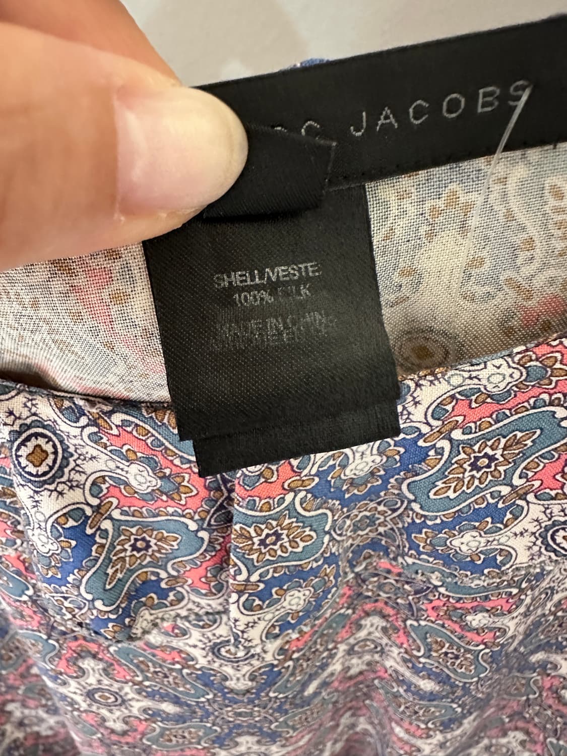 마크제이콥스 패턴 실크 블라우스(사이즈 2) 상품이미지3