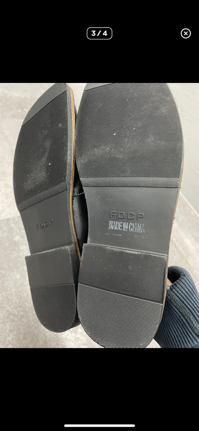 빈티지 캠퍼 에키 레이스업 블랙 레더 로파 A3460 상품이미지3