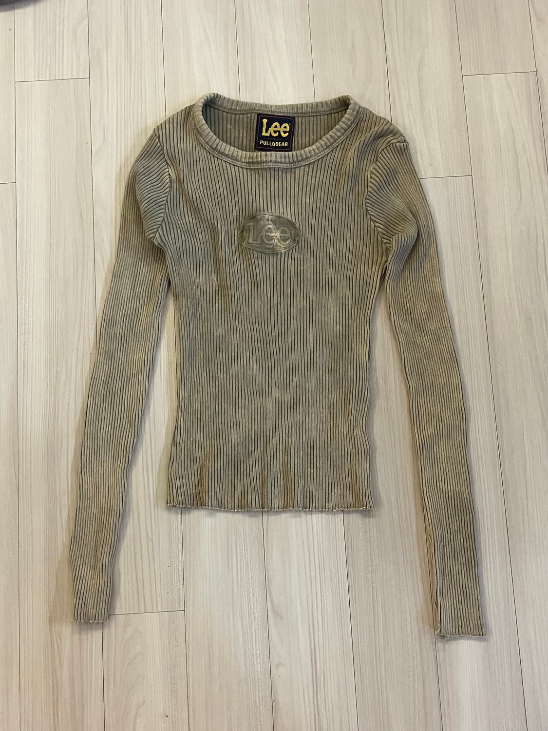 Lee x Pull&bear 골지 슬리브리스 상품이미지1