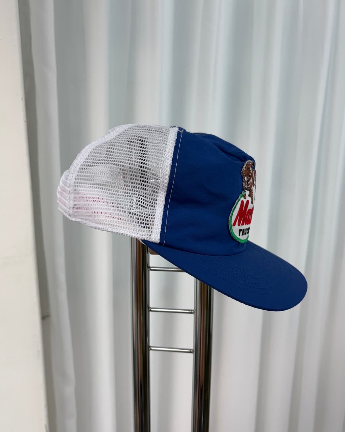 심플 어센틱 맥 트럭스 매쉬 캡 모자 blue 상품이미지6