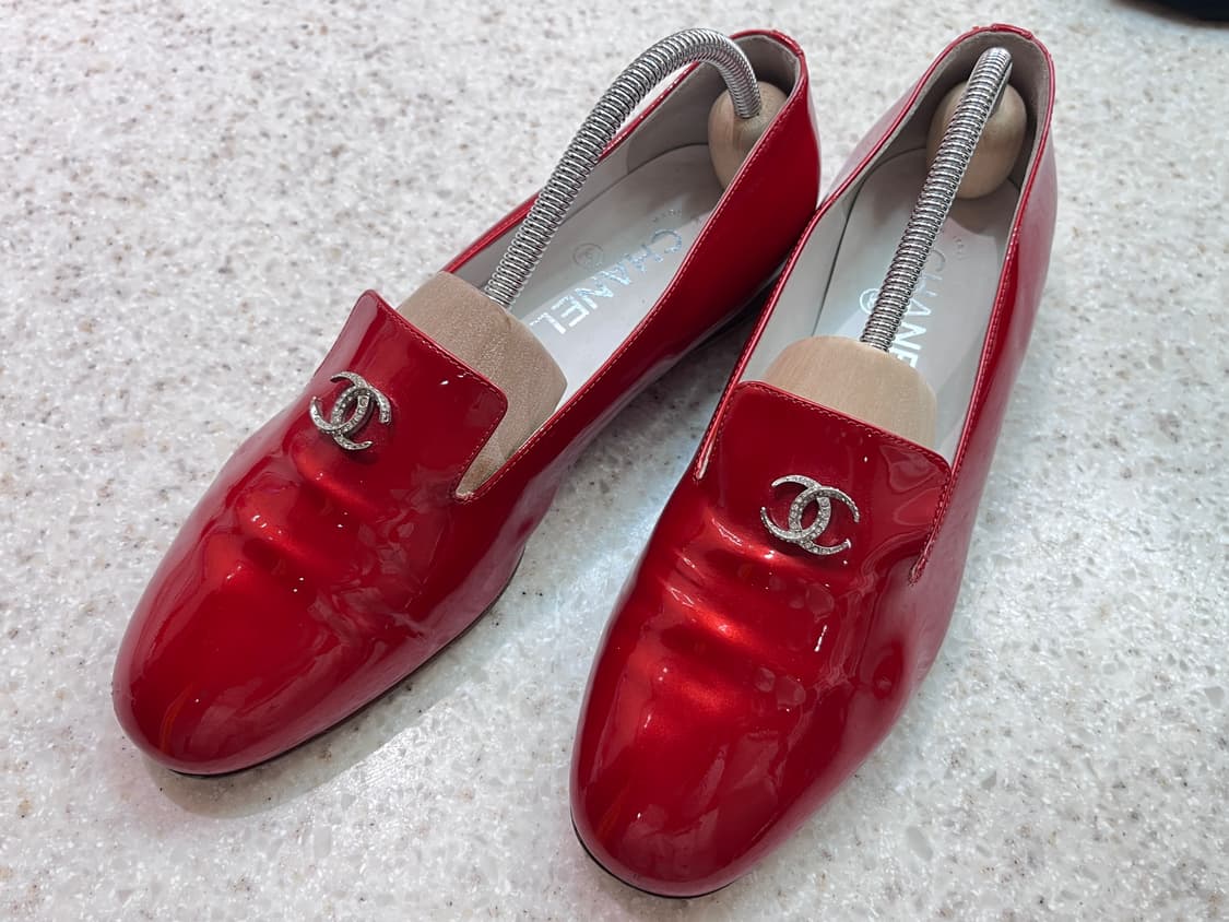 샤넬 에나멜 로퍼 상품이미지1