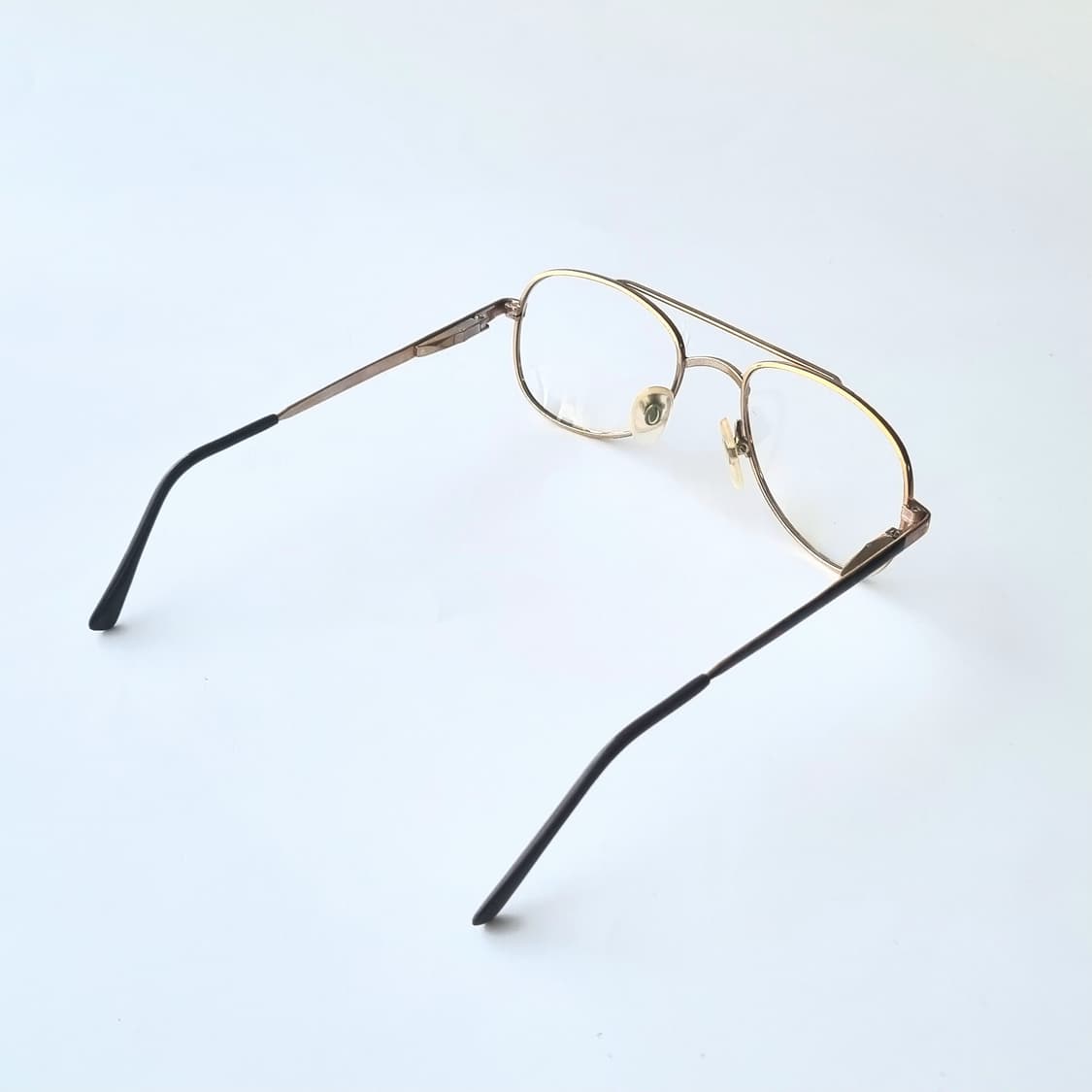 데드스탁 미니멀 긱시크 완성, 슬림 메탈 더블 브릿지 안경테 742 상품이미지5