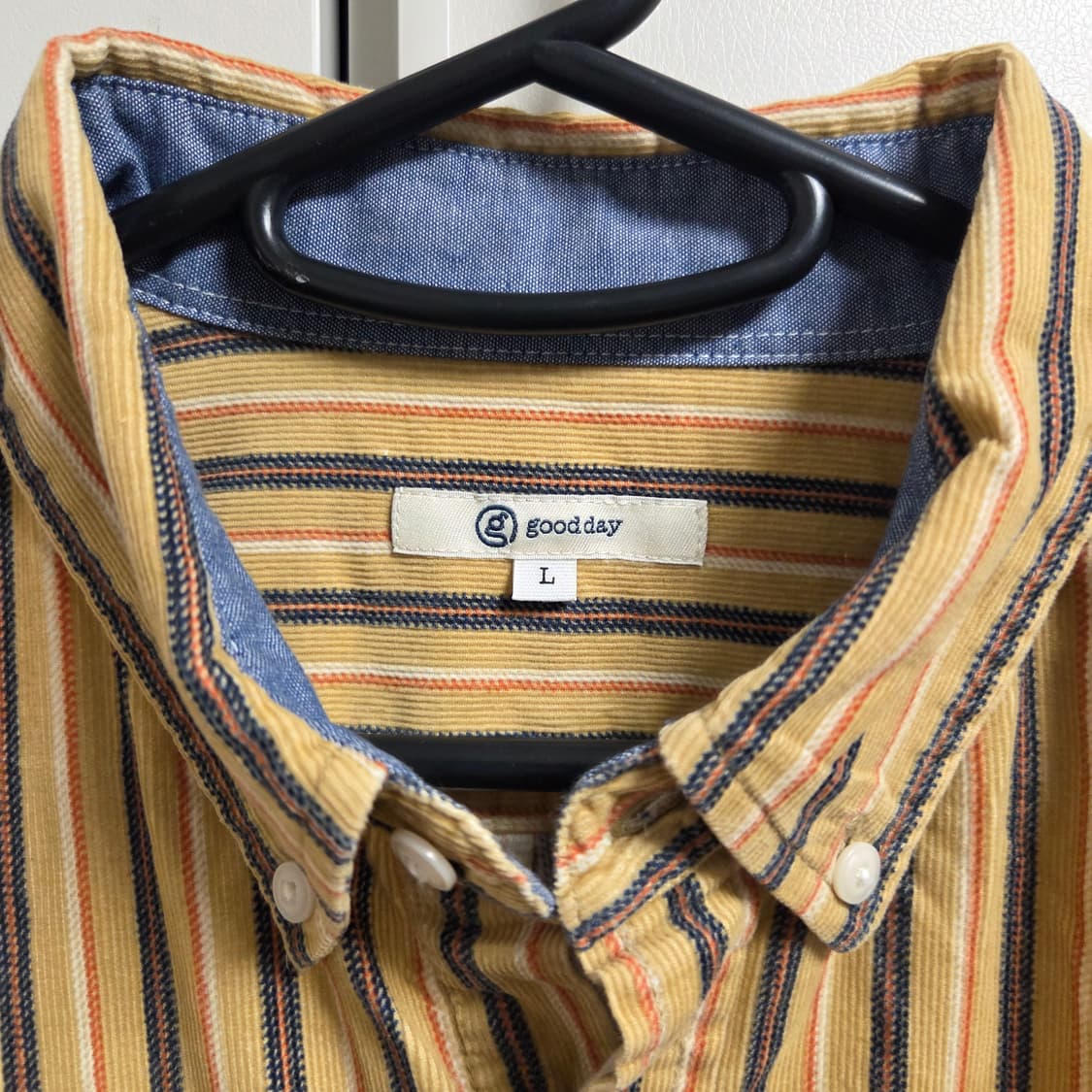 Good day 재팬 코듀로이 셔츠 L(100) 상품이미지3