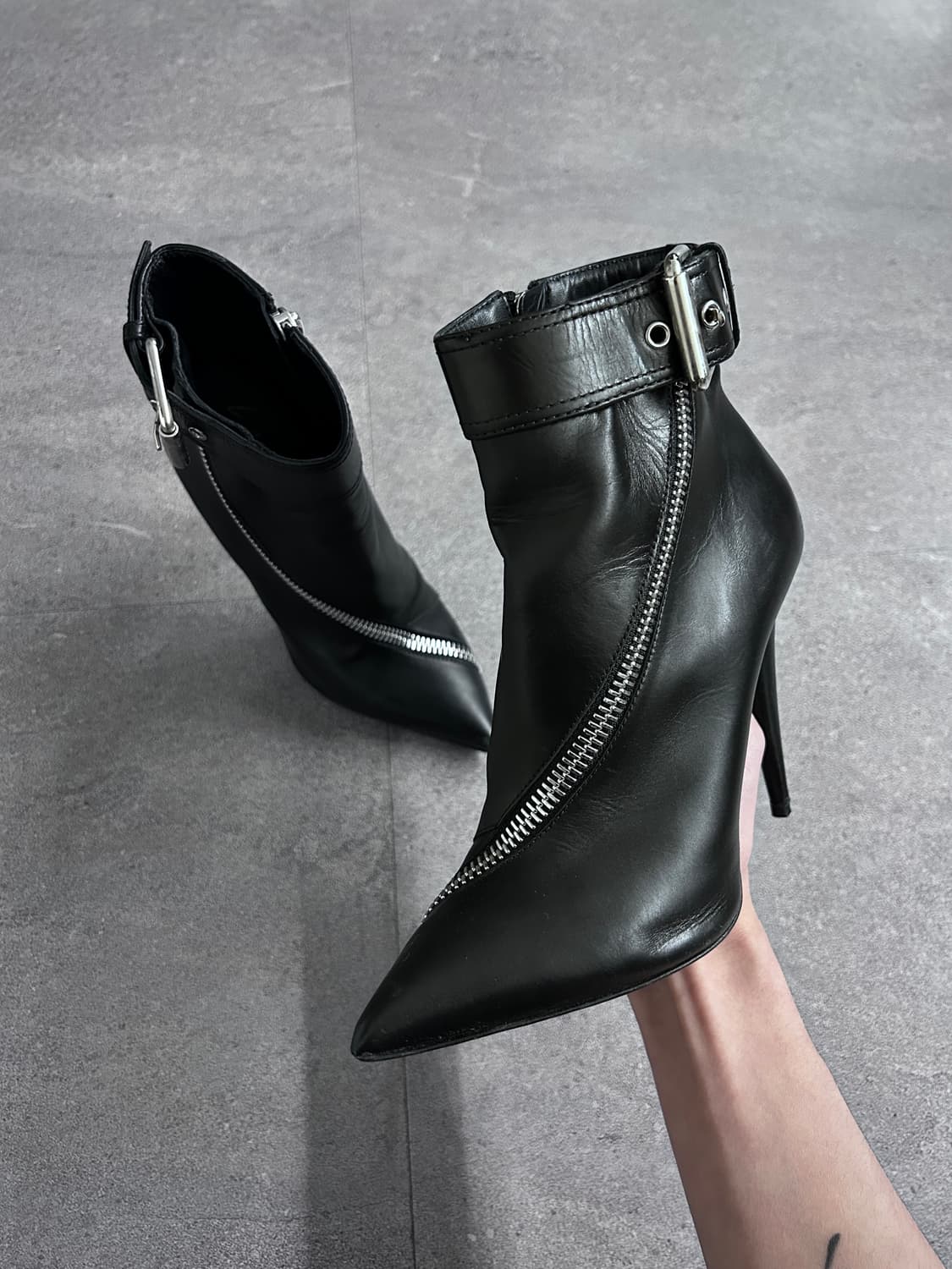 쥬세페 자노티 스파이럴 앵클 부츠 상품이미지1