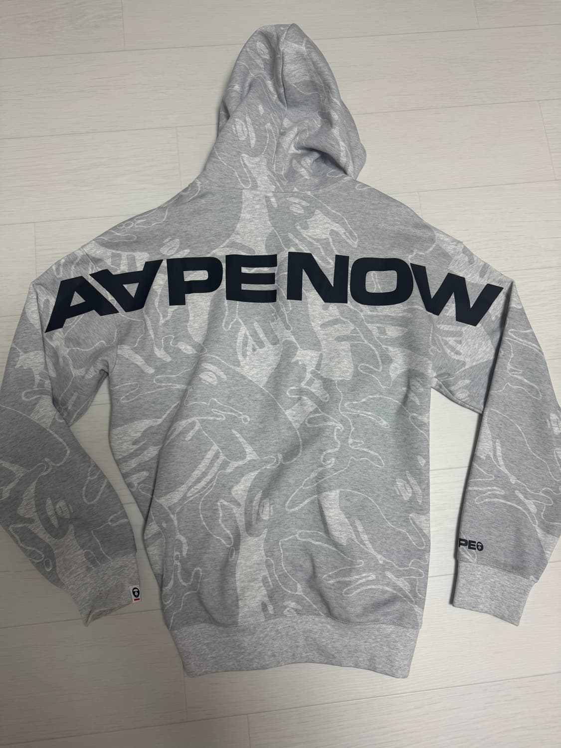 에이프 나우 후드집업 그레이L 상품이미지4
