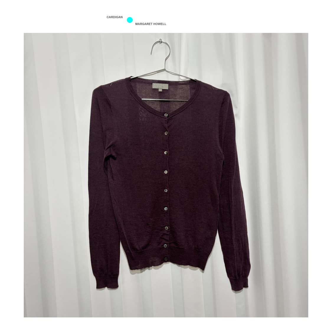 마가렛 호웰 가디건 상품이미지1