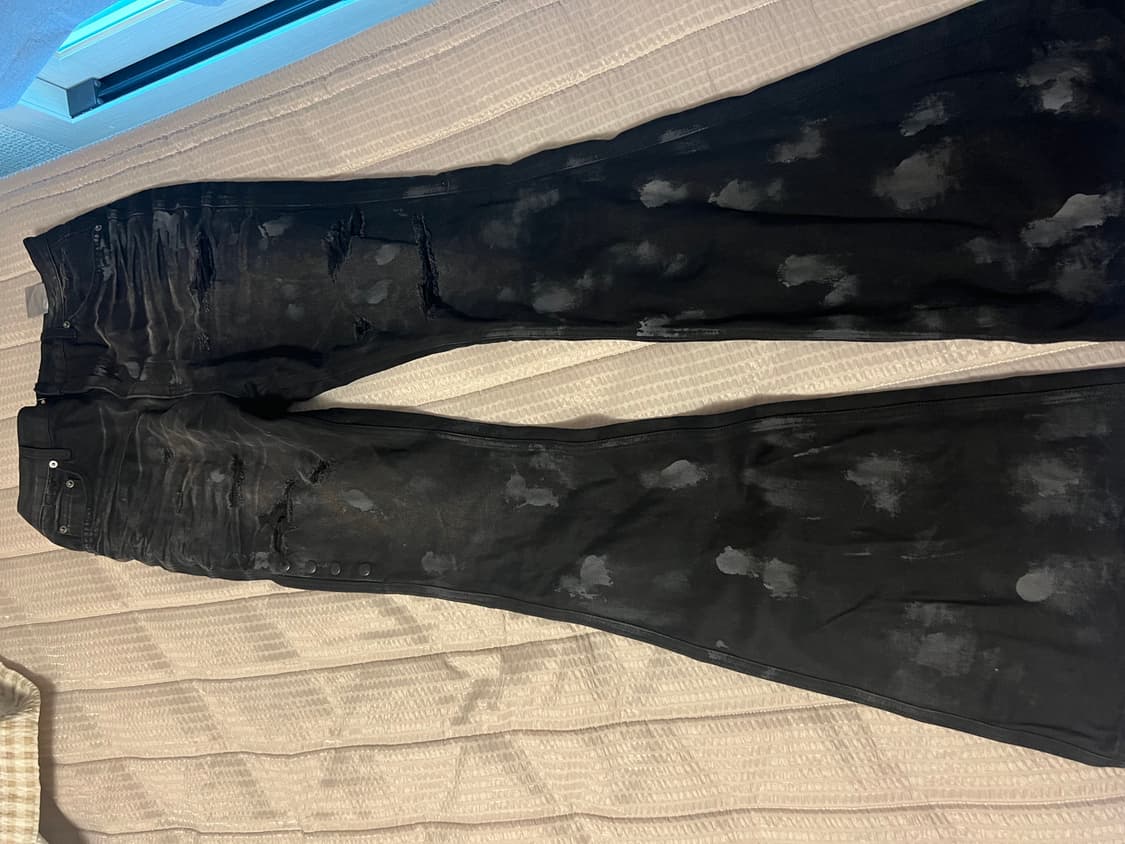 언더마이카 / 머드 디스트로이드 플레어진 블랙 / 0사이즈 상품이미지5