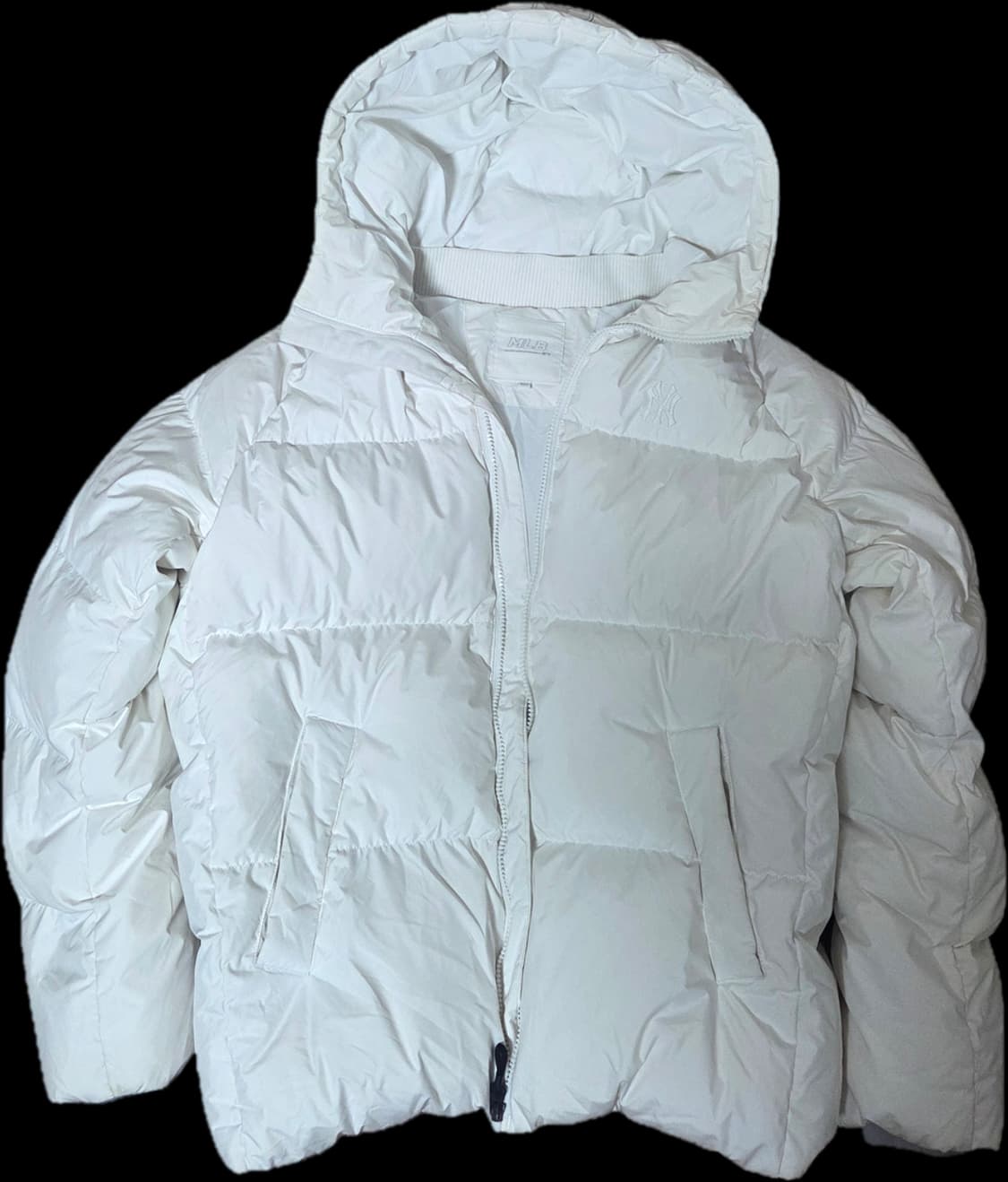 MLB 화이트 숏 패딩 100 상품이미지1