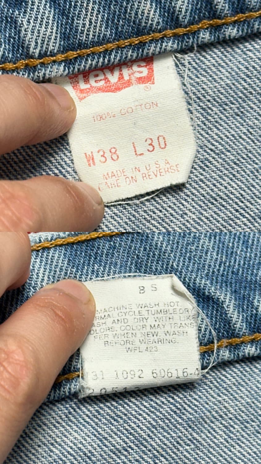 90's USA Made 빈티지 리바이스 517 부츠컷 오렌지탭 상품이미지9