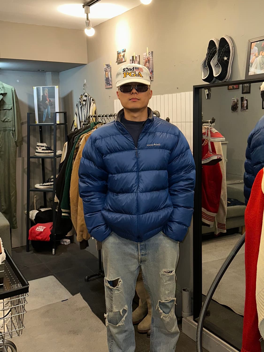 90’s Montbell light-weight padded jacket 상품이미지2