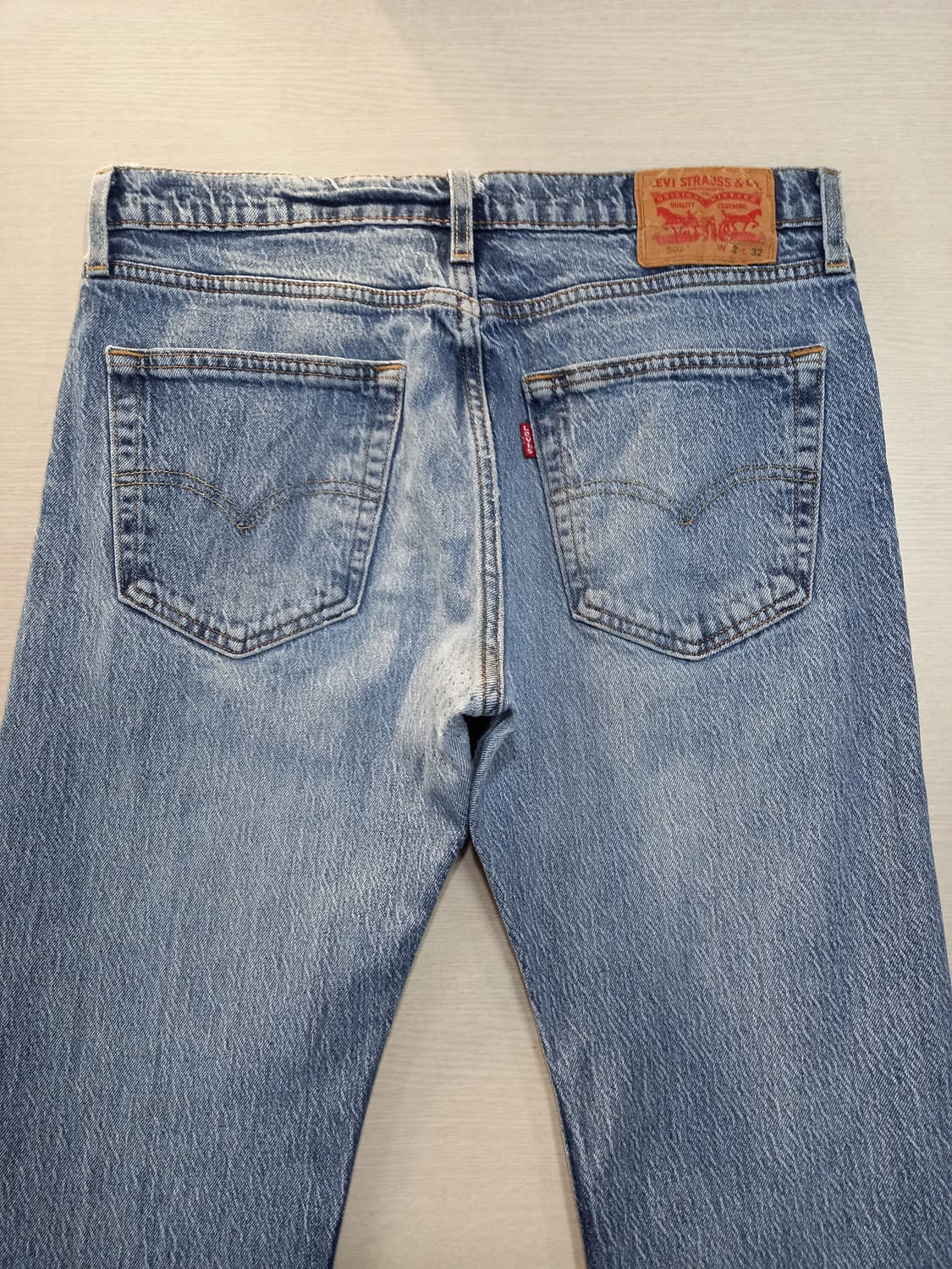 32 리바이스502 리오셀24% 워싱 스판 슬림일자진 32-343 상품이미지4