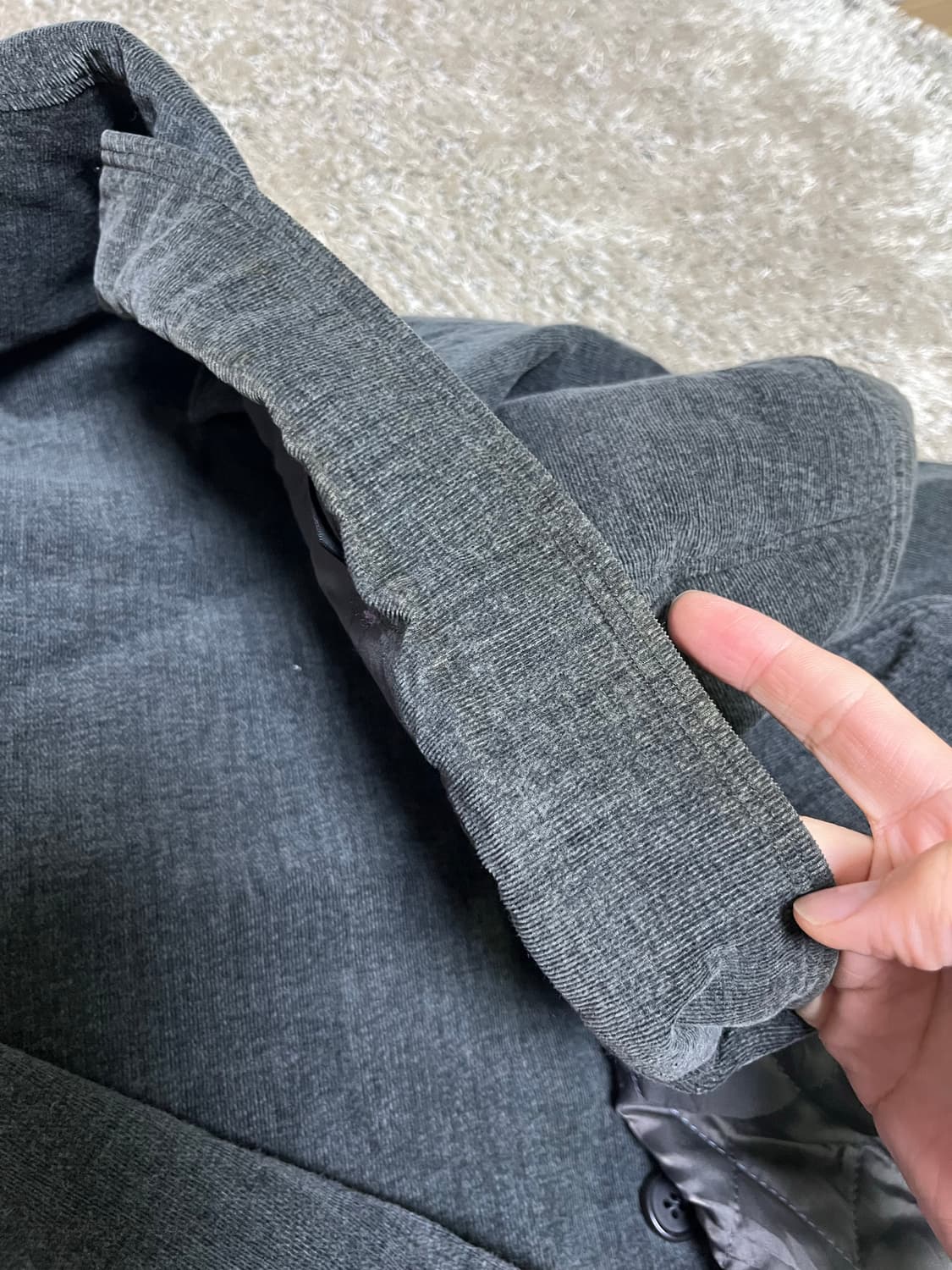 랑방 누빔 코트 사이즈 105~ 110 상품이미지6