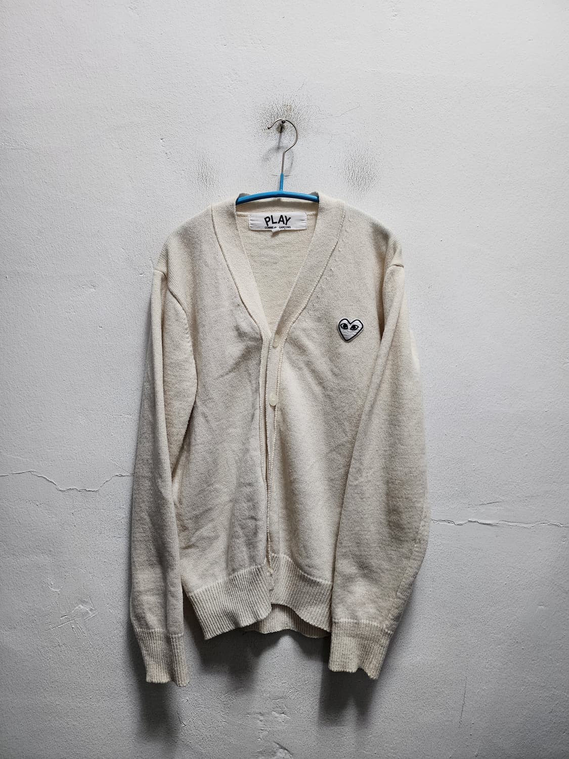 꼼데가르송 플레이 가디건 아이보리 상품이미지1