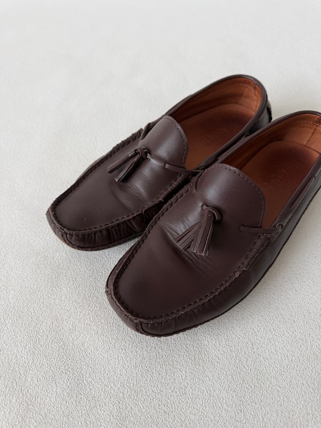 [270]쿠에른(CUEREN) 레더 테슬 드라이빙 로퍼 상품이미지5