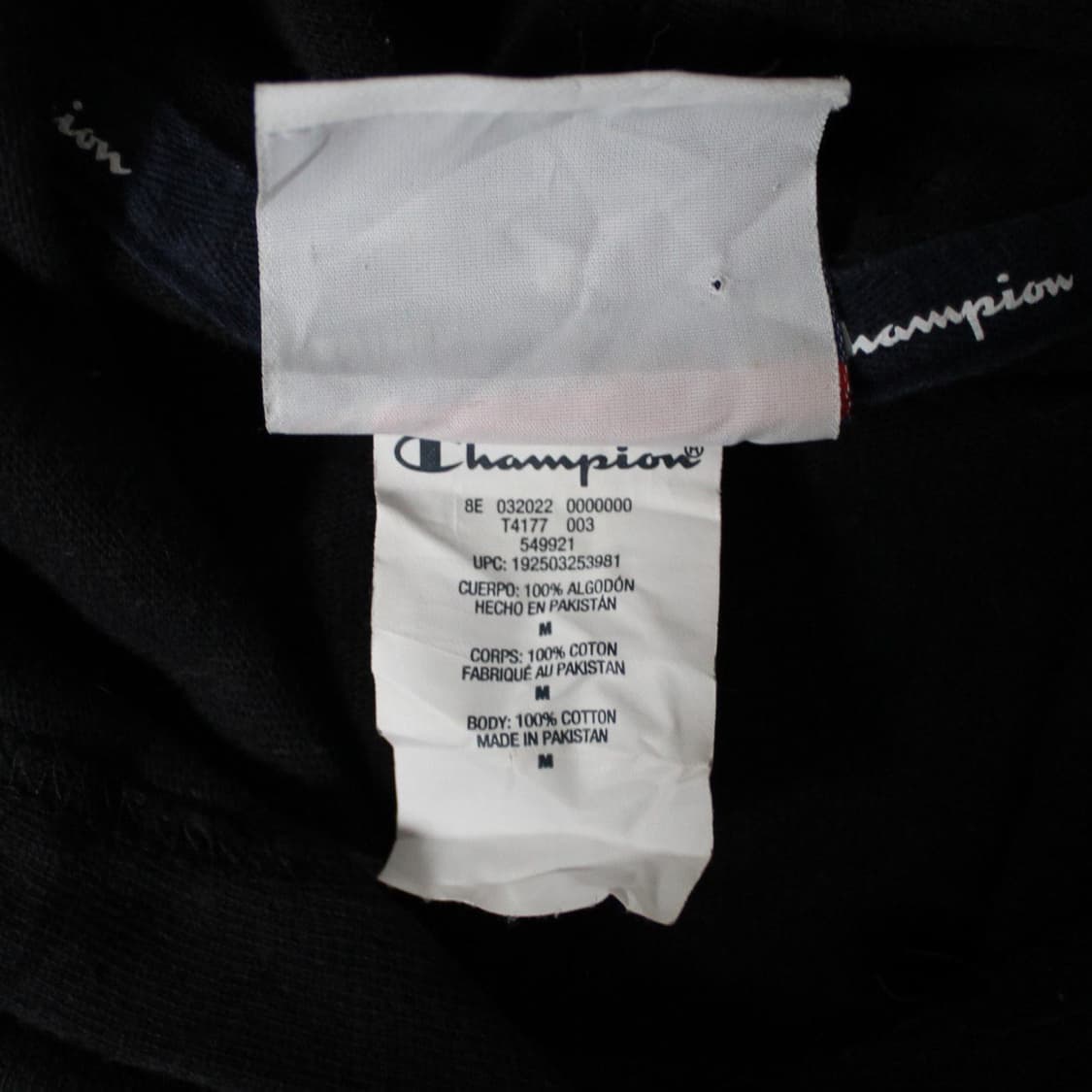 Champion 챔피온 블랙 후드 티 상품이미지4