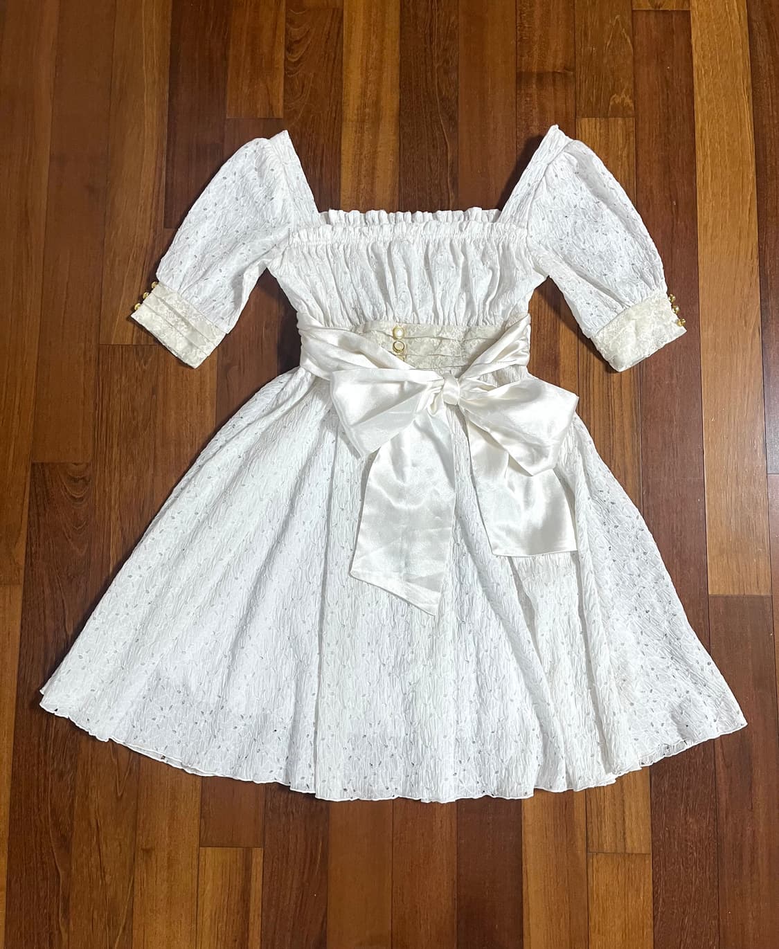 고전 리즈리사 초희귀 히메갸루 리본 레이스 원피스 핀터레스트 달천깔빈티지 상품이미지1