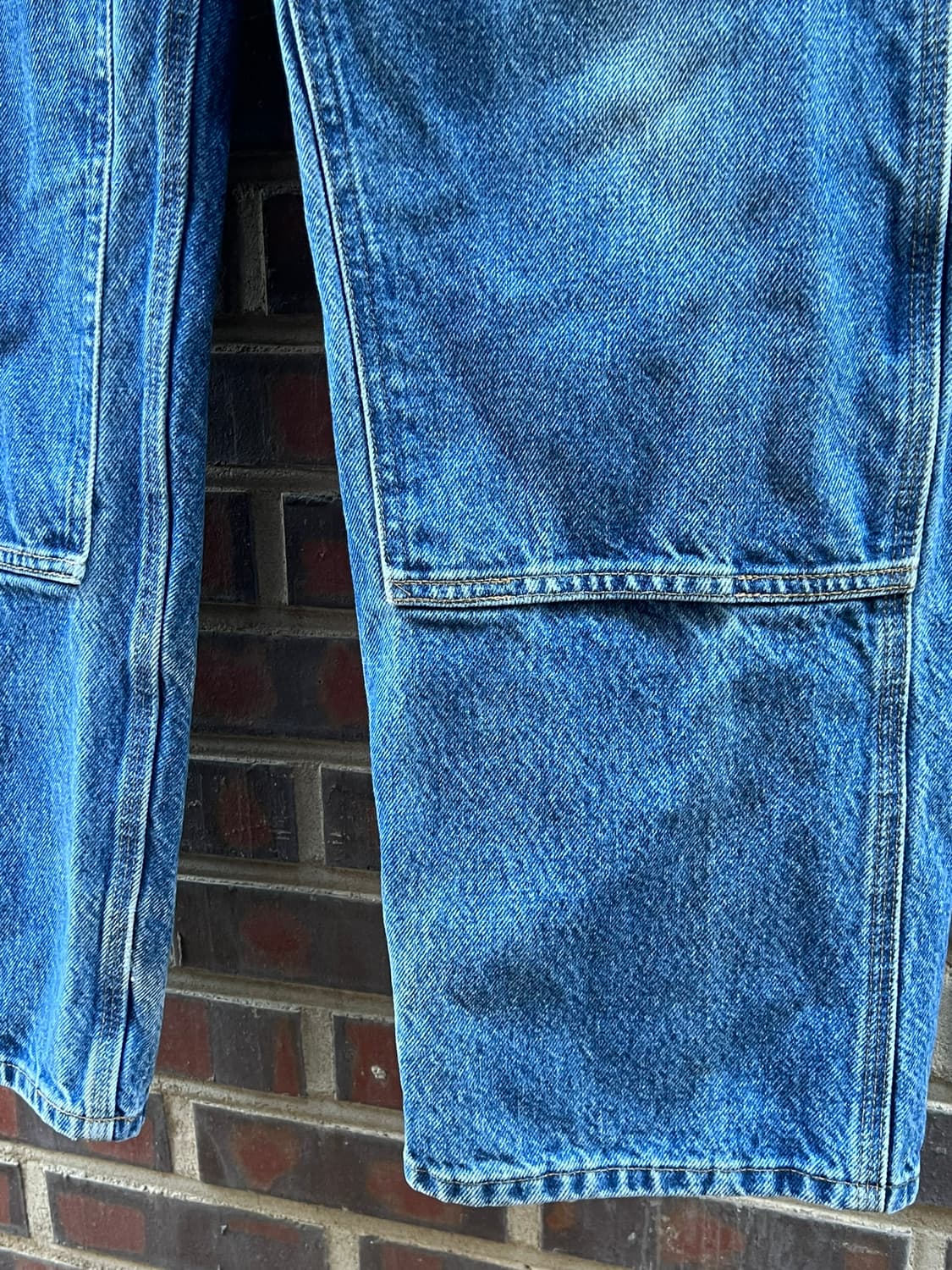 칼하트 B73 DST 더블니 데님 카펜터 팬츠 덩가리핏 USA 원단 상품이미지7