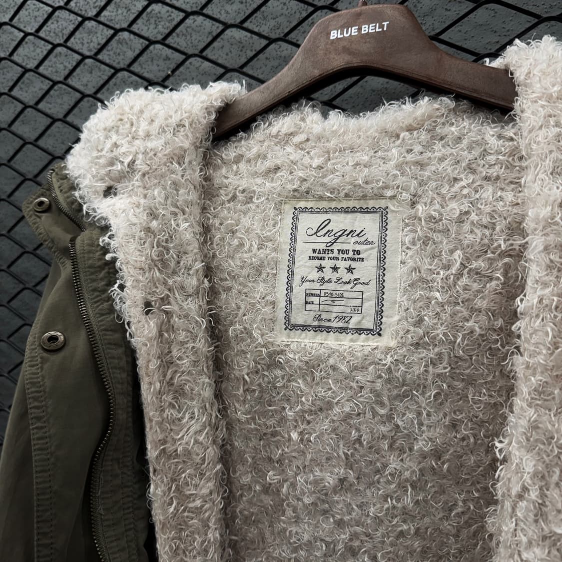 JPN VINTAGE 소프트 밀리터리 필드자켓 보아퍼 안감 탈부착 디테일 상품이미지6