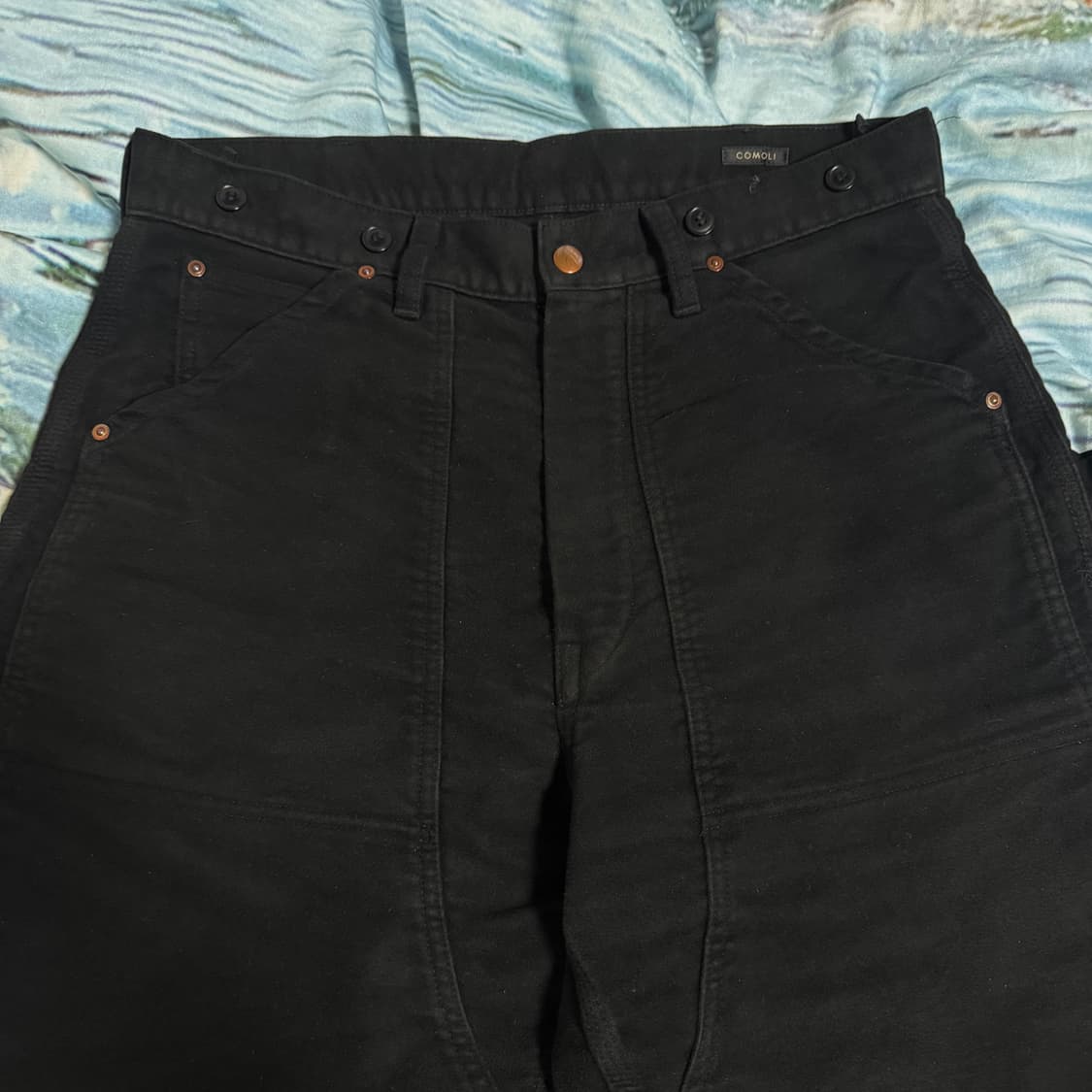 [2]코모리 몰스킨 더블니 페인터 팬츠 상품이미지9