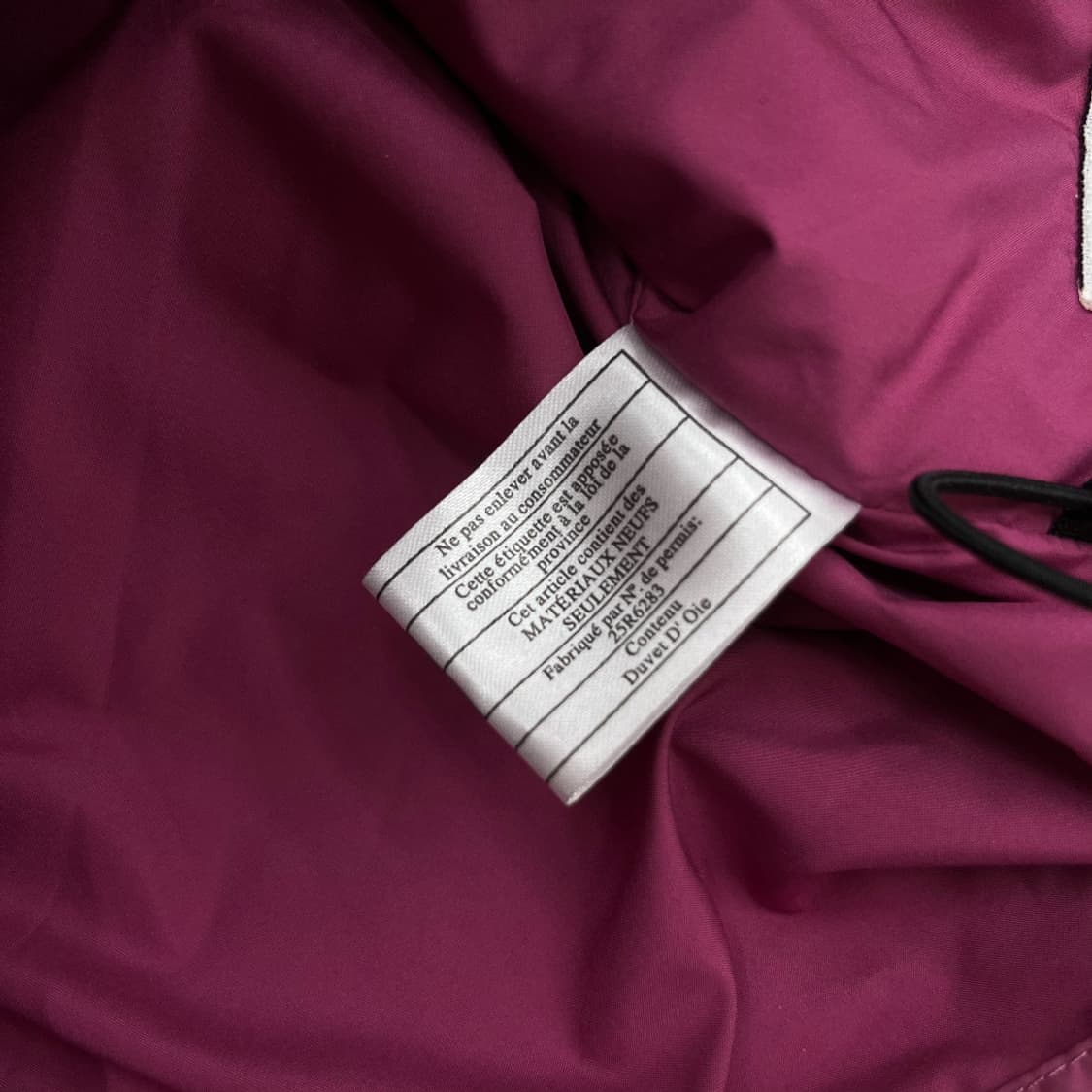 파타고니아 로고 퍼플 경량패딩 XL 상품이미지6