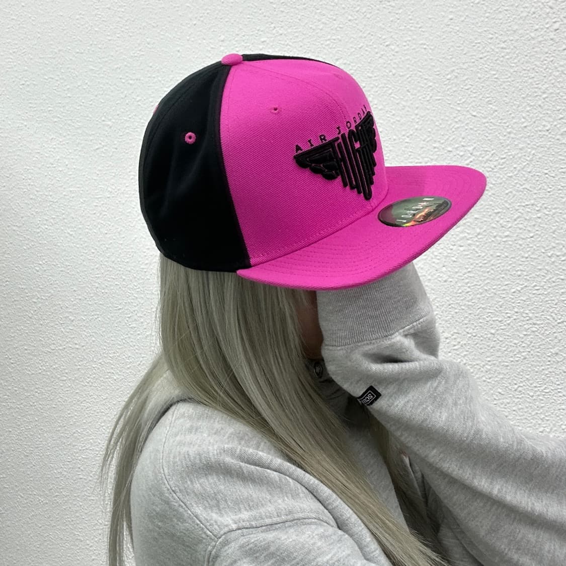 조던 에어 핑크배색 스냅백 상품이미지4