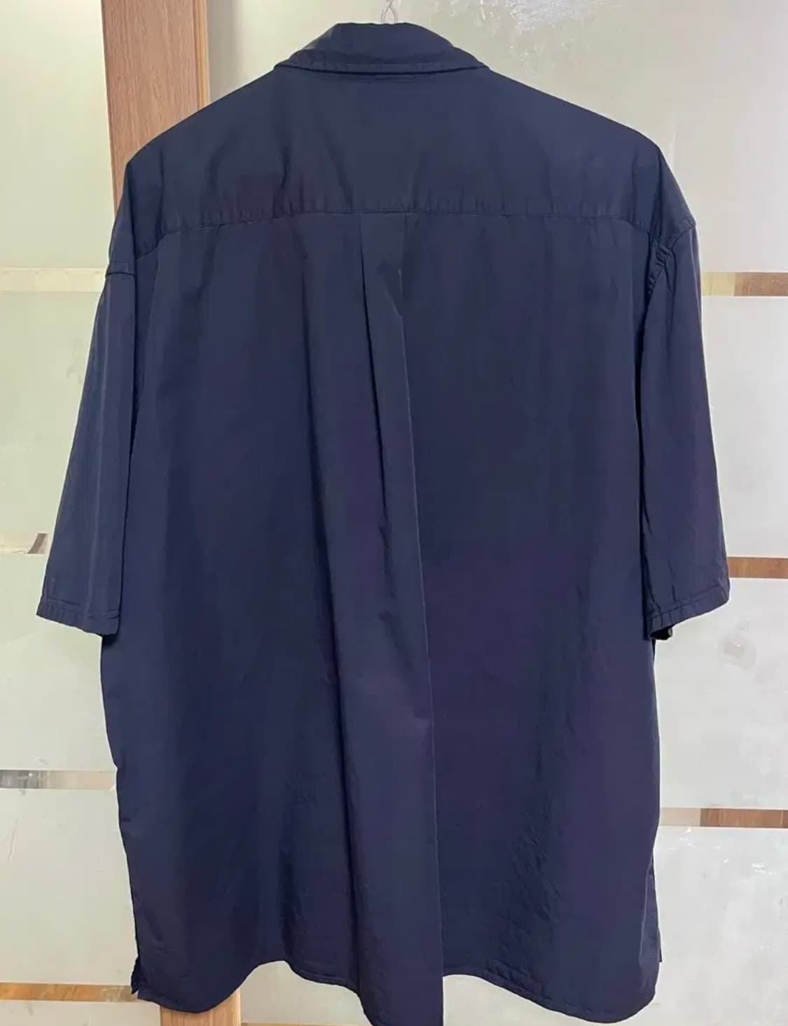 (XL) 유니온블루 투포켓 선데이 반팔셔츠 네이비 상품이미지4