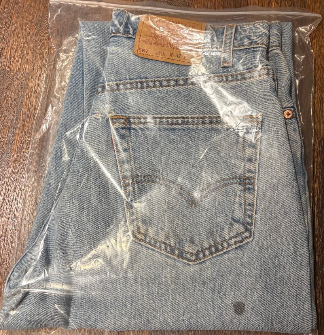 90s 리바이스 567 루즈핏 엑스트라 와이드 레그 made in USA 상품이미지8