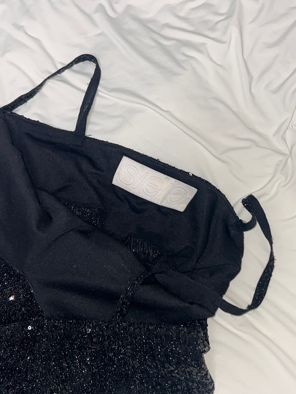 [S/E/O] Spangle camisole (BK/OS) 상품이미지4