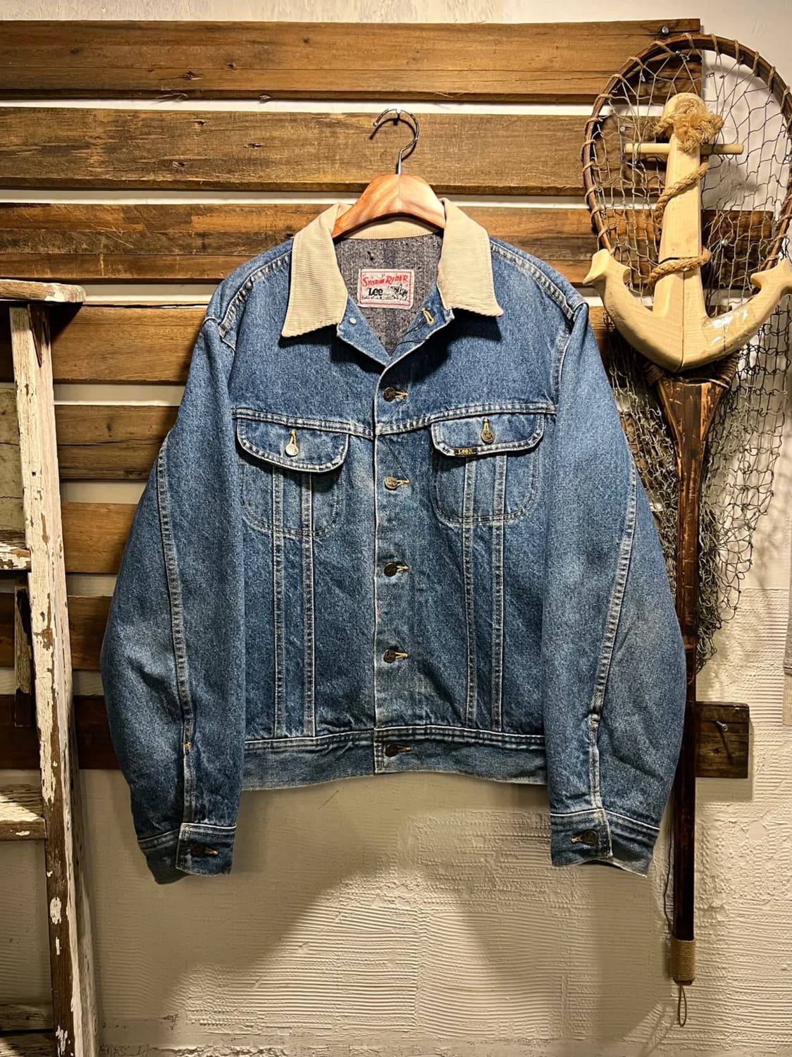 [XL]90's Lee USA 스톰라이더 블랭킷 데님 트러커 자켓 R10 상품이미지1