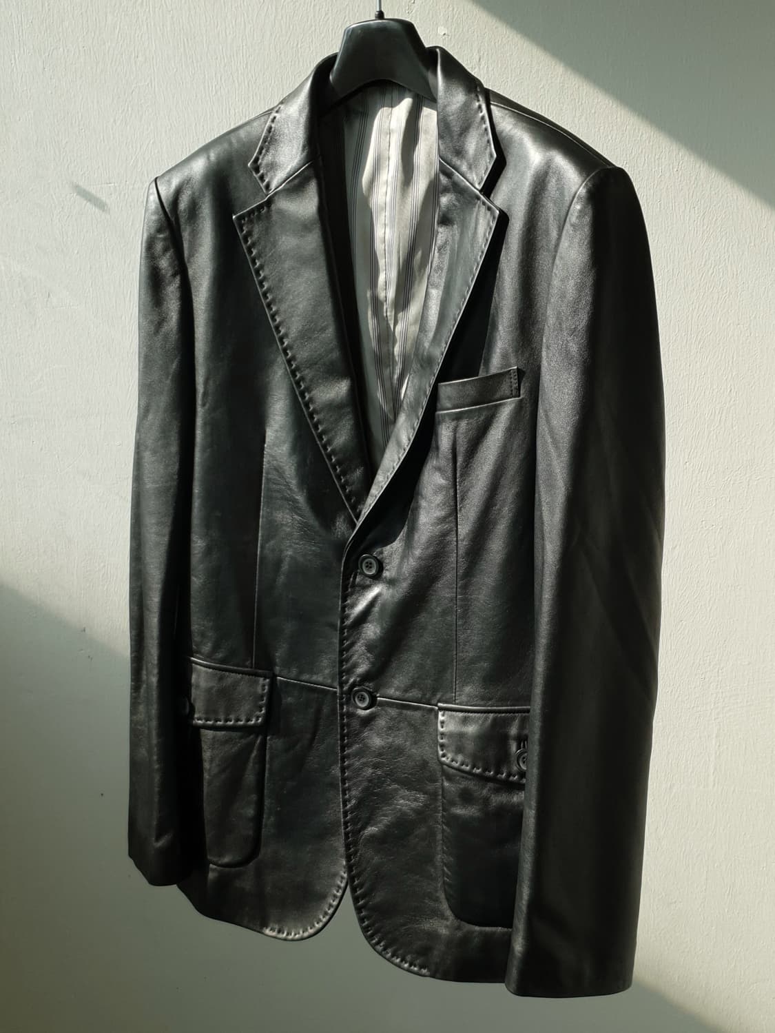 Vintage leather blazer jk 상품이미지5