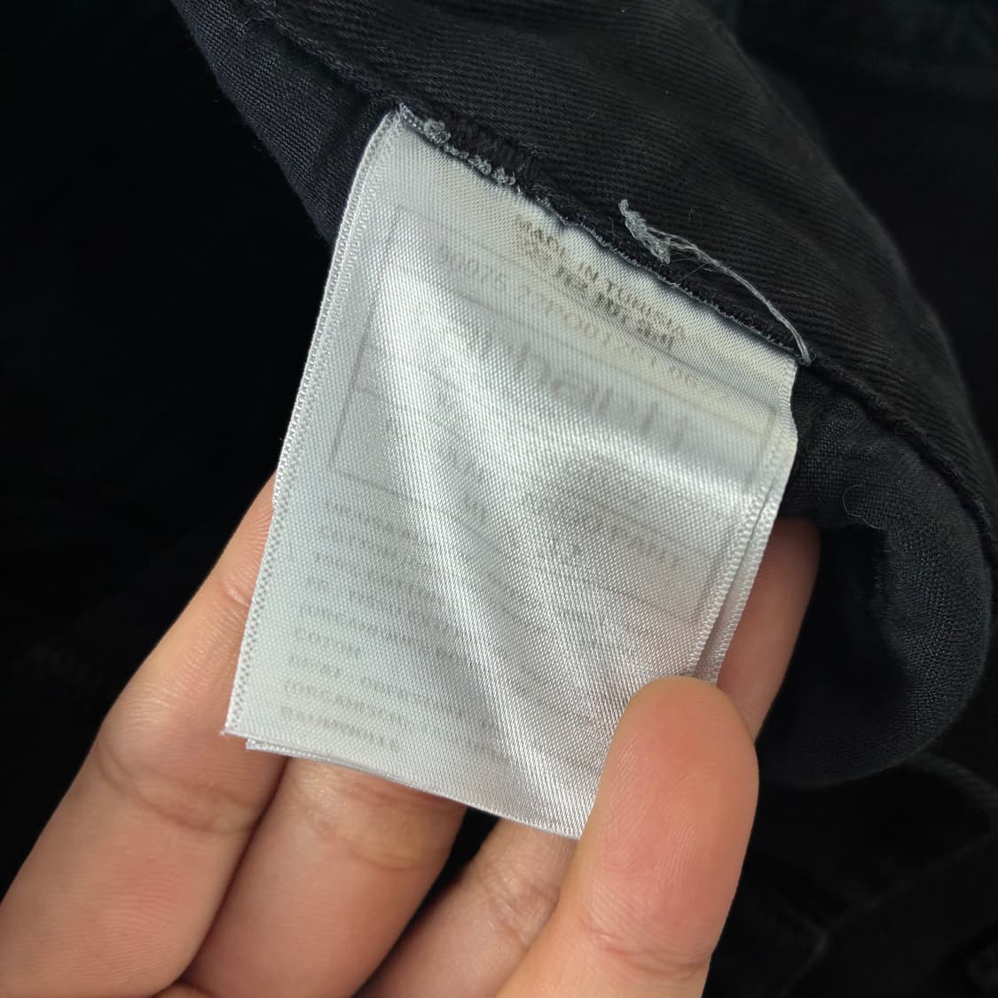 Carhartt  칼하트 WIP 레귤러 블랙 카고 팬츠  상품이미지8