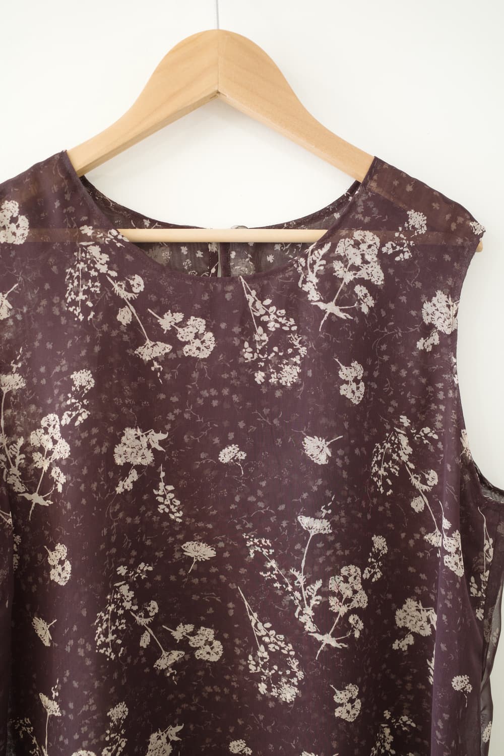 Brown flower sleeveless  상품이미지2