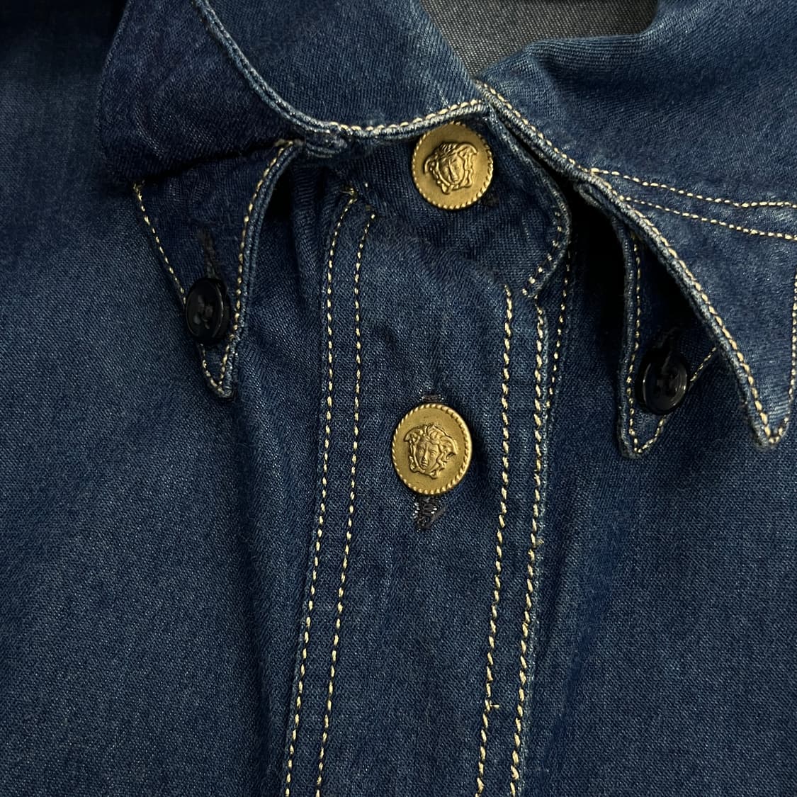 versace 베르사체 빈티지 데님 셔츠 S 상품이미지8