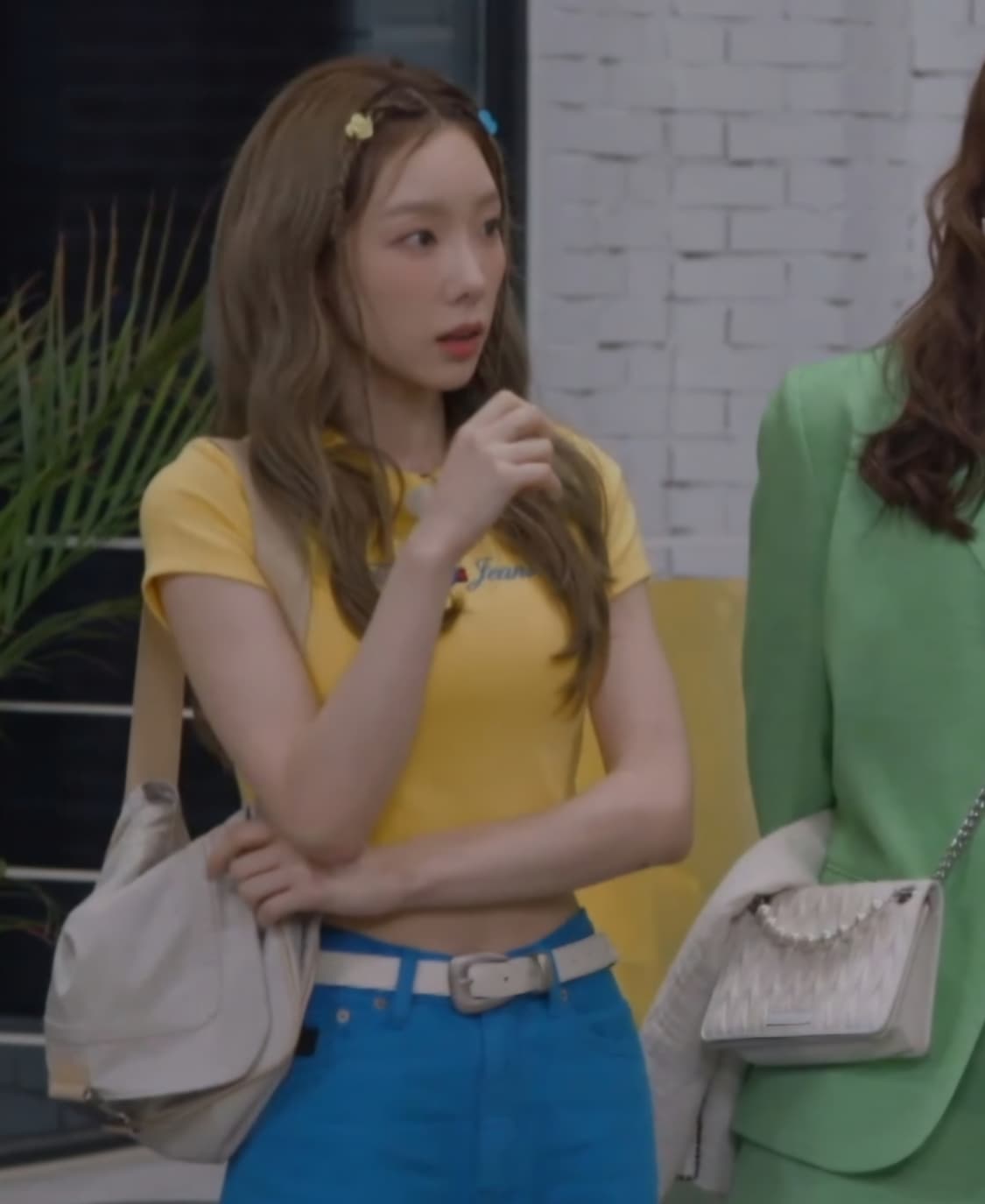 마뗑킴 Matin kim 버클 숄더백 아이보리 (태연 착용) 상품이미지1