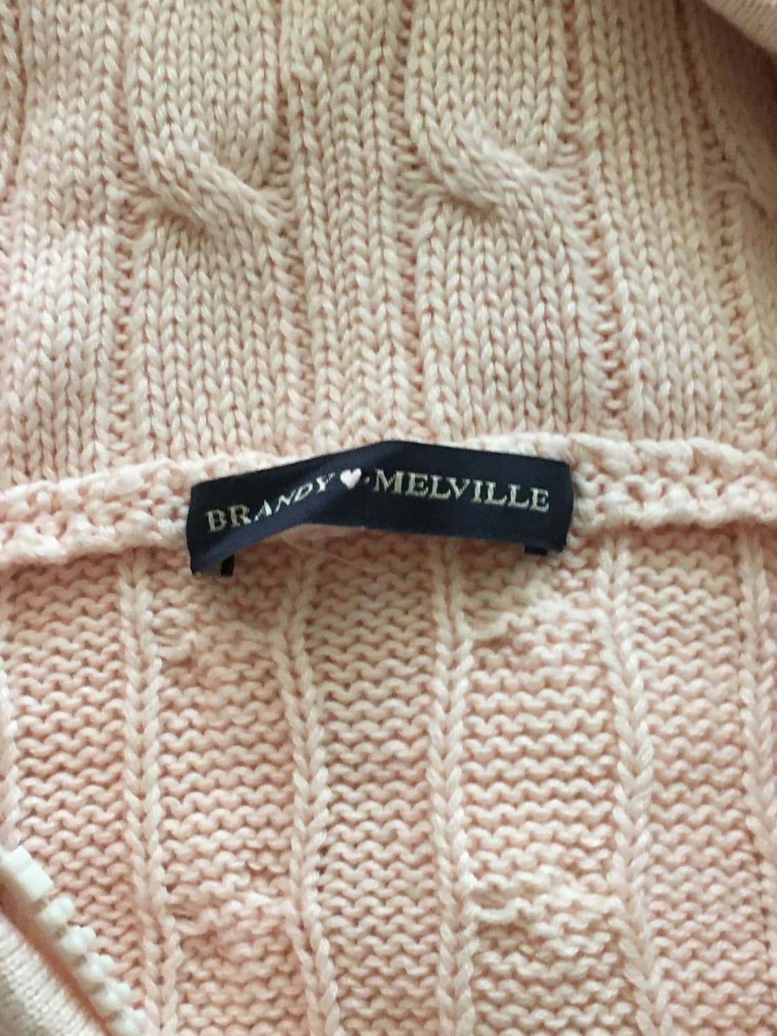 브랜디 멜빌 핑크 크리스탈 후드집업 가디건 니트 상품이미지3