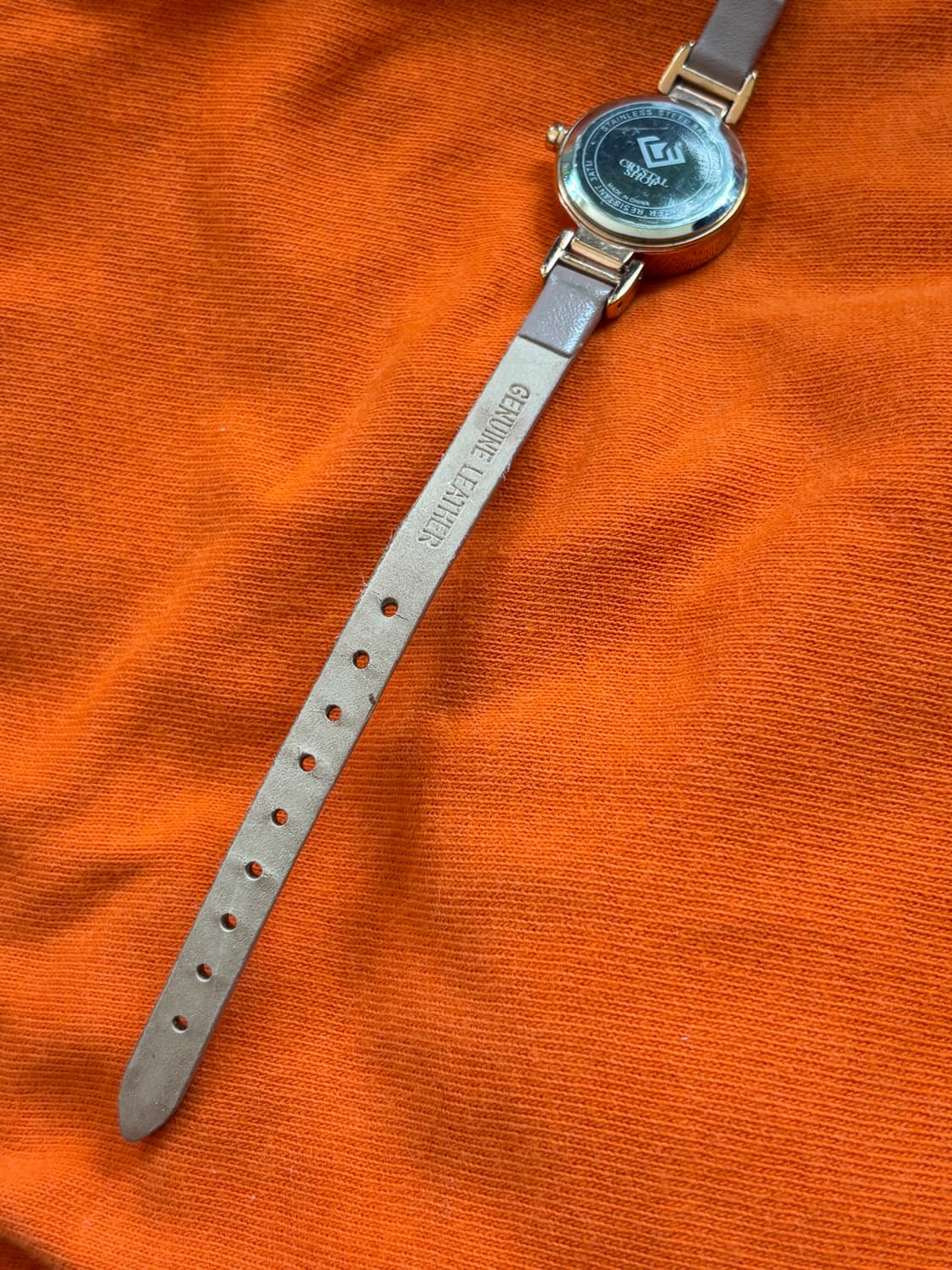 vintage crystal shop leather watch  상품이미지6