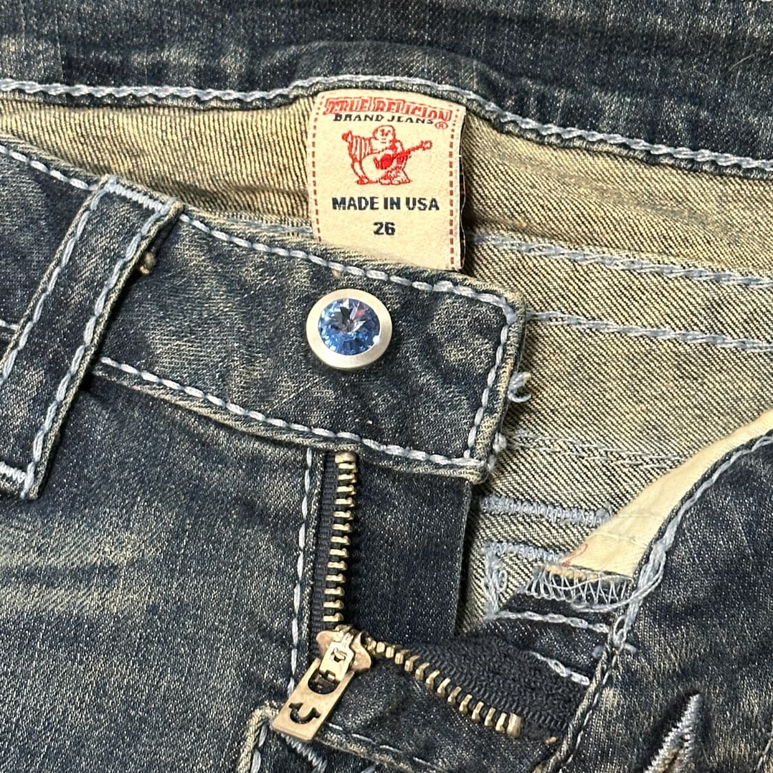 트루릴리전 로우라이즈 y2k 데님팬츠 (26) 상품이미지6