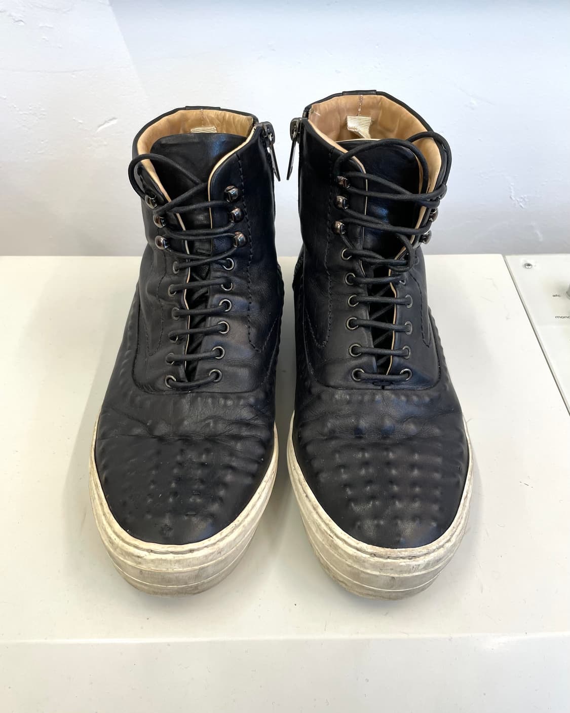 [250] 알렉산더맥퀸 레더 하이탑 스니커즈 상품이미지3